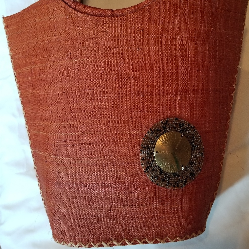 Women's Raffia handmade Tote